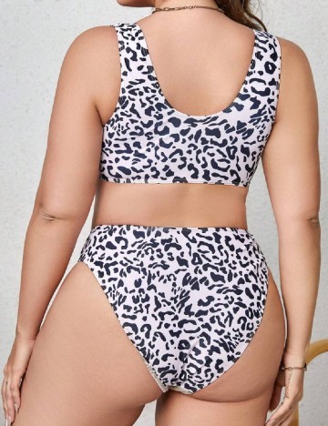 Costum de baie SHEIN CURVE, crem