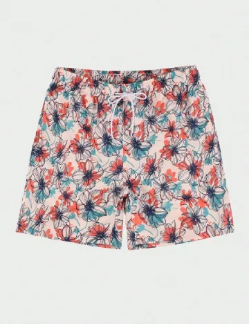 Short de baie SHEIN, floral Floral print