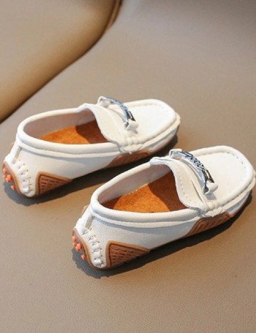 Mocasini Shein Kids, alb