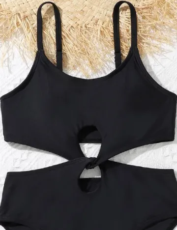 Costum de baie Shein Kids, negru Negru