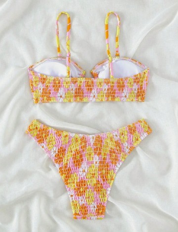 Costum de baie SHEIN, mix culori