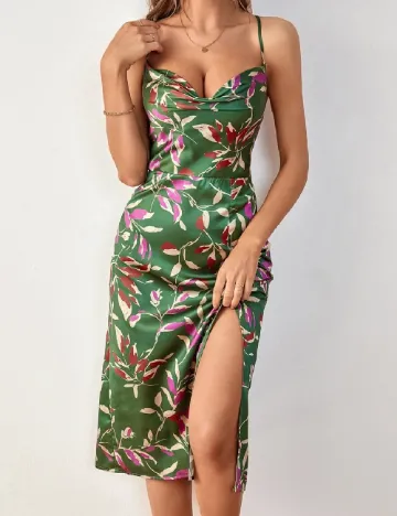 Rochie medie SHEIN, verde Verde