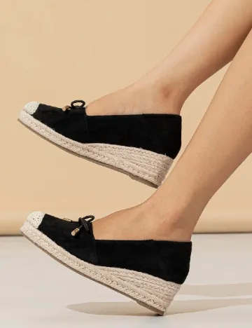 Espadrile SHEIN, negru Negru