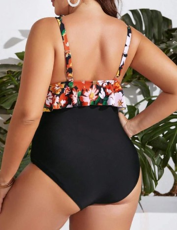 Costum de baie SHEIN CURVE, negru