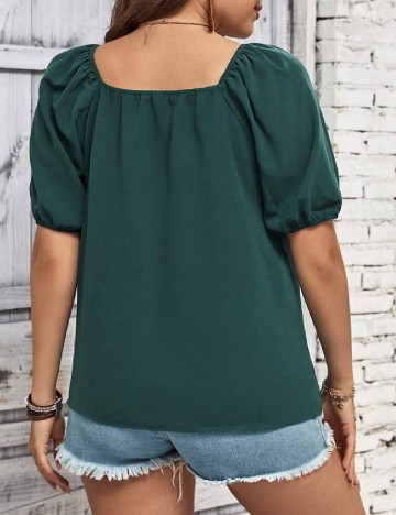 Bluza SHEIN CURVE, verde