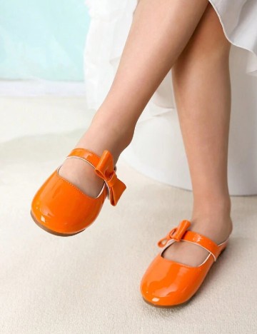 Pantofi Shein Kids, portocaliu