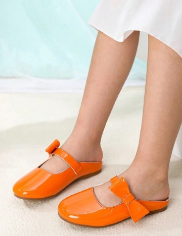 Pantofi Shein Kids, portocaliu