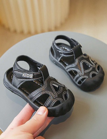 Sandale Shein Kids, negru