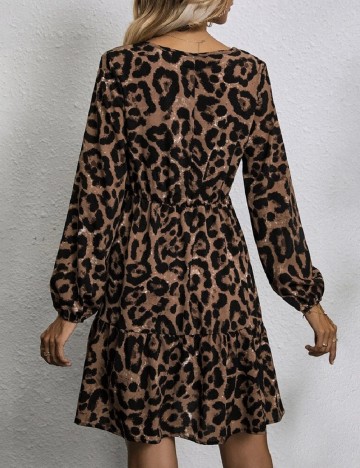 Rochie scurta SHEIN, animal print