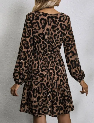 Rochie scurta SHEIN, animal print Animal print