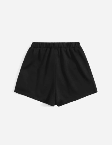 Pantaloni scurti Shein Kids, negru