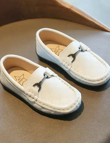 Mocasini Shein Kids, alb Alb