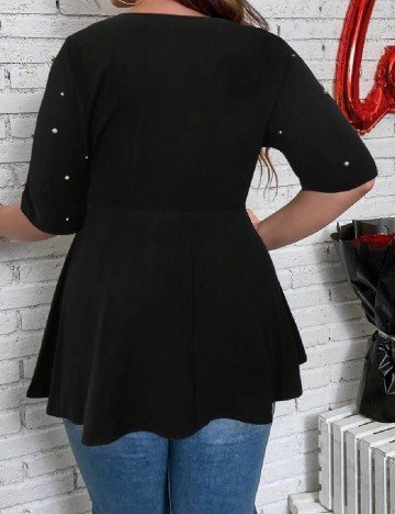 Bluza SHEIN CURVE, negru