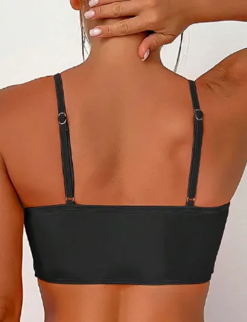 Sutien de baie SHEIN, negru Negru