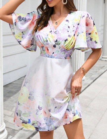 Rochie scurta SHEIN, floral