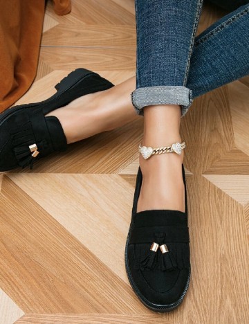 Mocasini SHEIN, negru