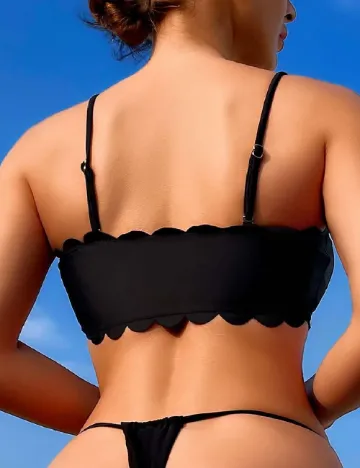 Sutien de baie SHEIN, negru Negru