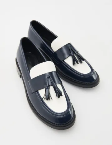 Mocasini Reserved, bleumarin Albastru