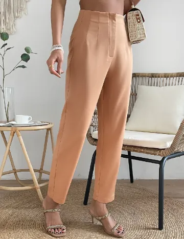 Pantaloni SHEIN, maro Maro