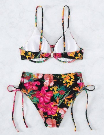 Costum de baie SHEIN, floral