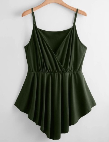 Bluza SHEIN CURVE, verde