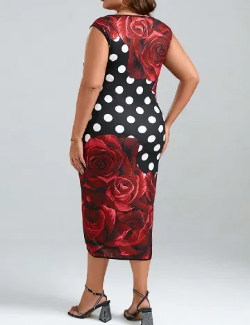 Rochie medie Emery Rose Curve, negru Negru