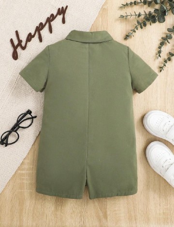 Salopeta Shein Kids, verde