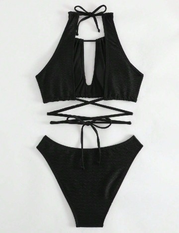 Costum de baie SHEIN, negru