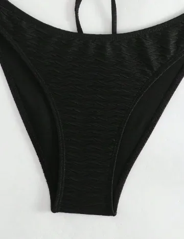 Costum de baie SHEIN, negru Negru