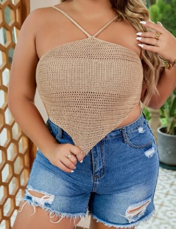 Top SHEIN CURVE, maro