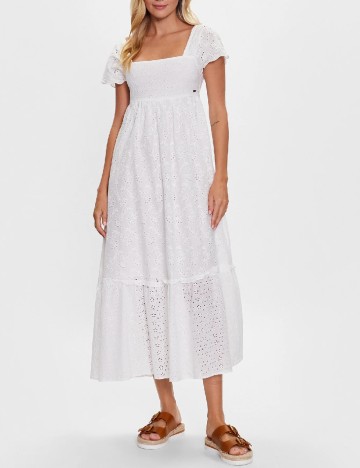 Rochie medie Pepe Jeans, alb