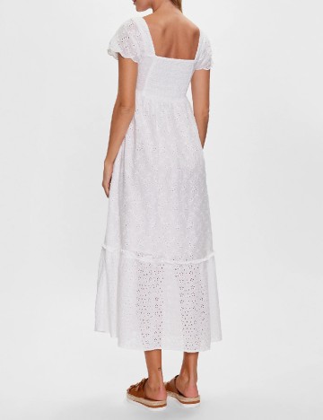 Rochie medie Pepe Jeans, alb