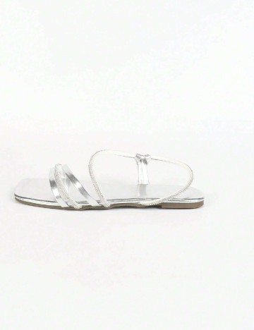 Sandale SHEIN, argintiu