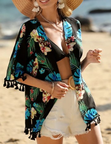 Kimono SHEIN, floral print