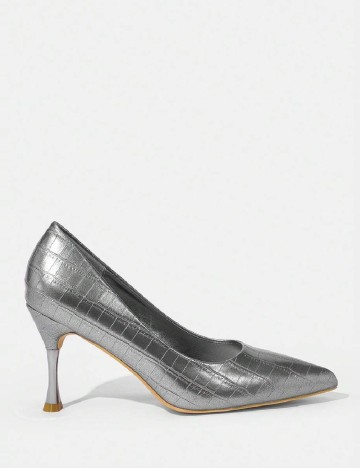 Pantofi SHEIN, argintiu