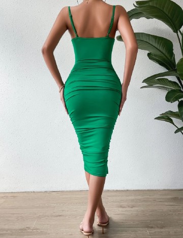 Rochie medie SHEIN, verde