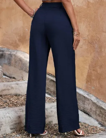 Pantaloni SHEIN, albastru Albastru