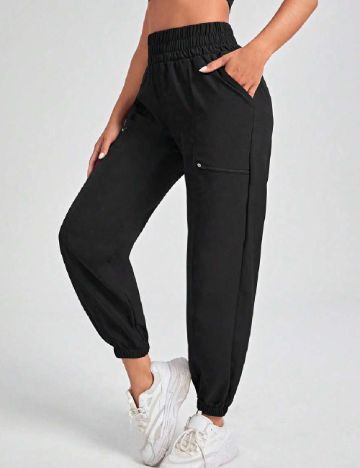 Pantaloni SHEIN, negru