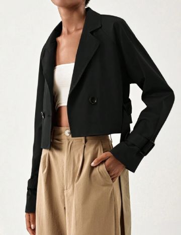 Blazer SHEIN, negru