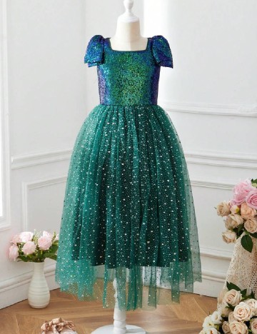 Rochie Shein Kids, verde