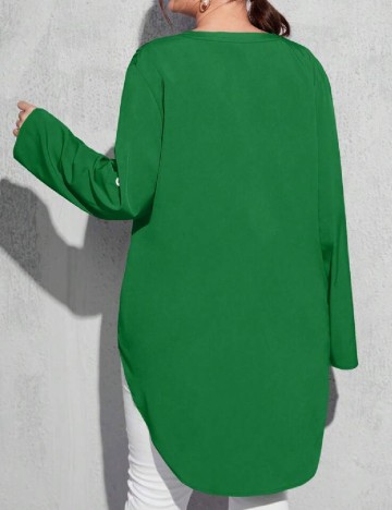 Bluza SHEIN CURVE, verde