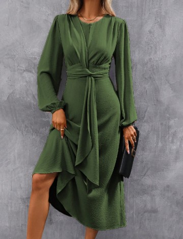 Rochie medie SHEIN, verde