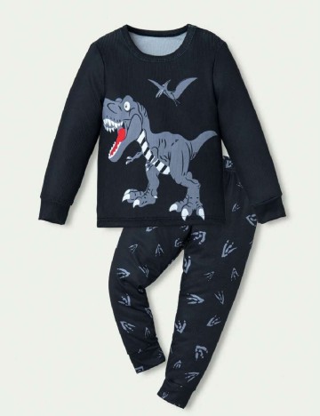 Pijama Shein Kids, bleumarin