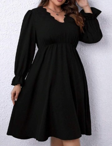 Rochie medie SHEIN CURVE, negru