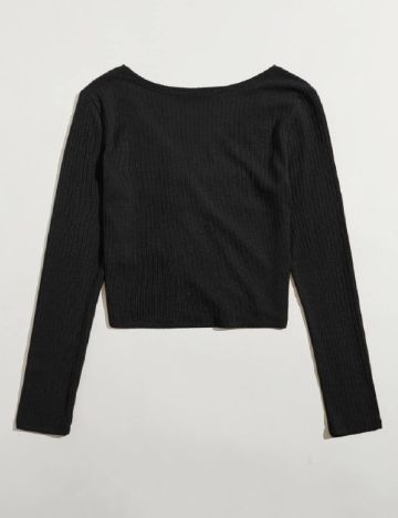 Top SHEIN, negru