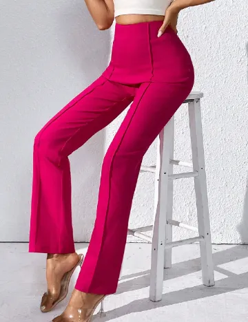 Pantaloni SHEIN, roz Roz