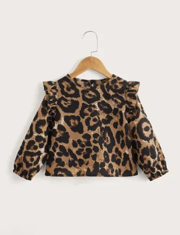 Bluza Shein Kids, animal print Animal print