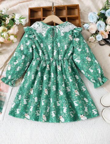 Rochie Shein Kids, verde