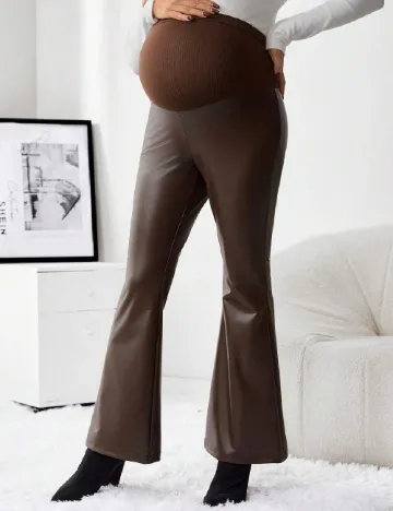 Pantaloni SHEIN Maternity, maro Maro