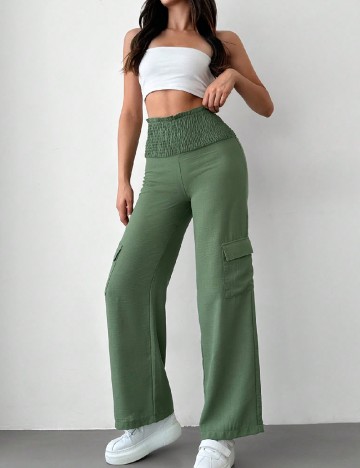 Pantaloni SHEIN, verde